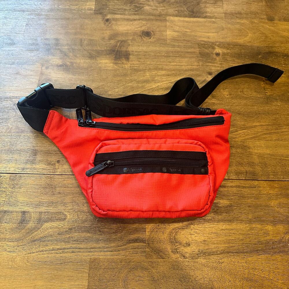 LeSportsac Montana Belt Bag FannyPack Orange - Picture 5 of 12